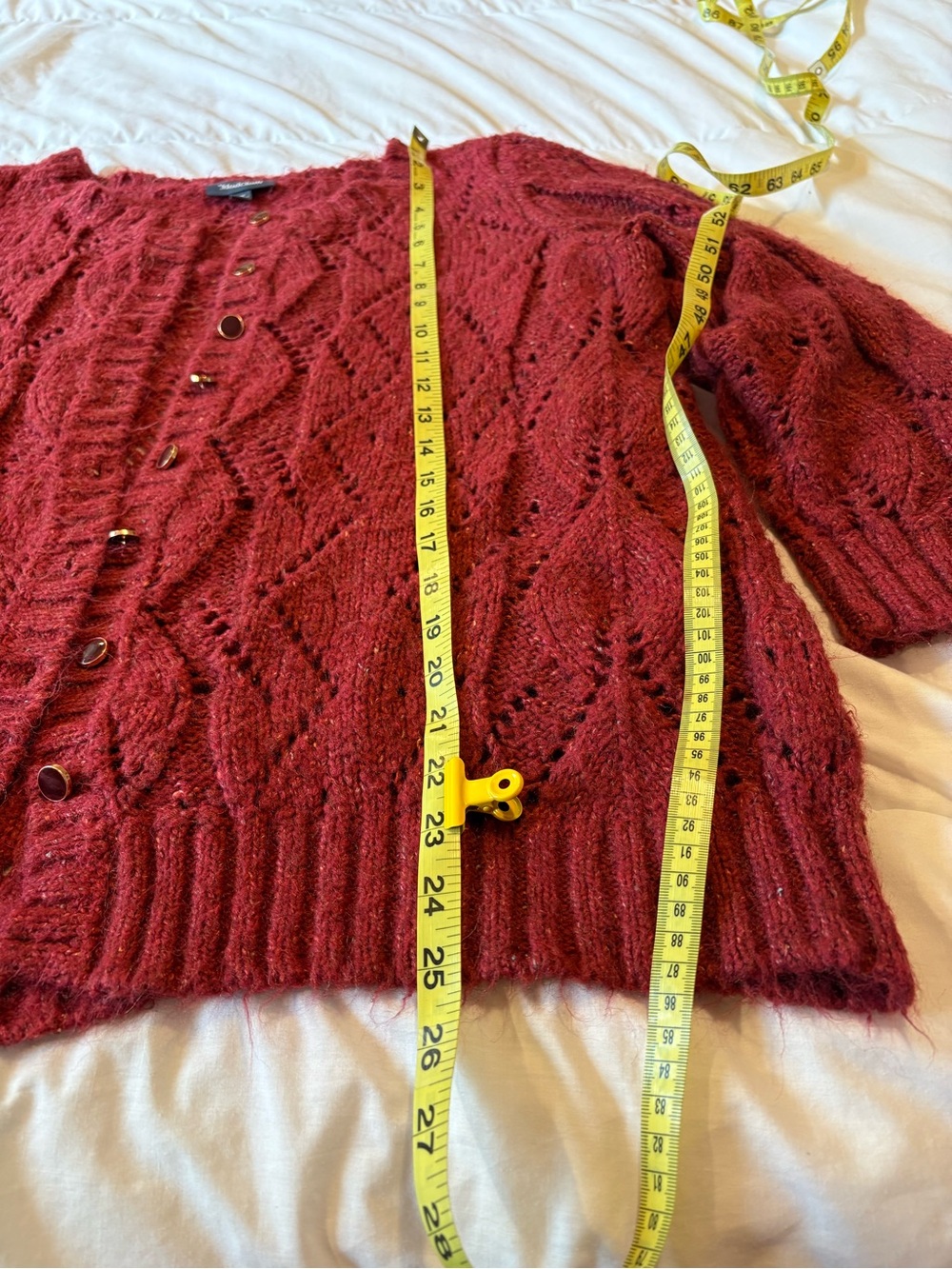 ModCloth Fuzzy Button-Front Cardigan - Picture 3 of 6